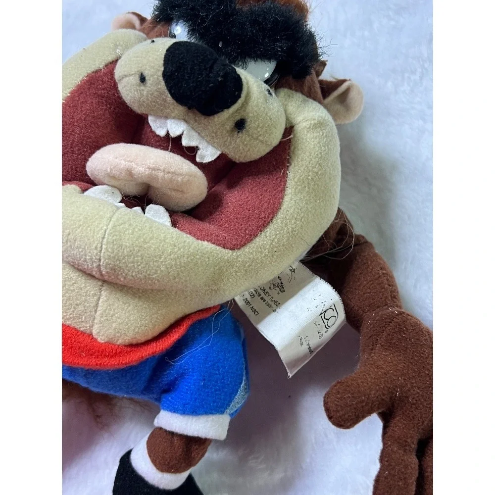 Looney Tunes Taz Basketball Plush Stuffed Animal Toy‎ 2001 Warner Bros